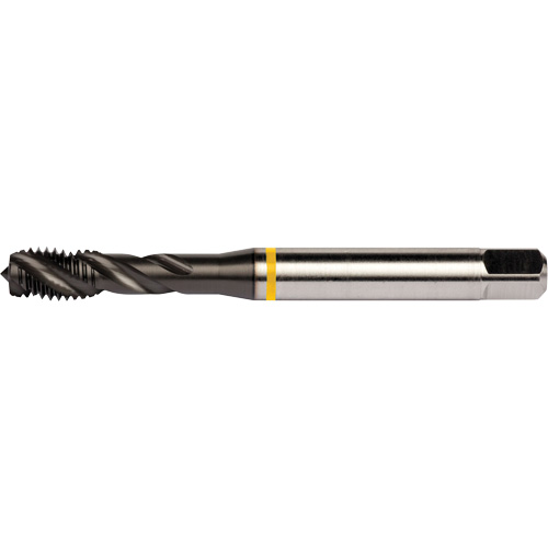 Yellow Shark Spiral Flute Tap, High Speed Cobalt, 1/4"-20 Thread, 3.15" L Southpoint Industrial Supply