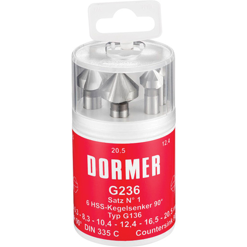 Jeu de fraises coniques 90°, 6 morcea Southpoint Industrial Supply