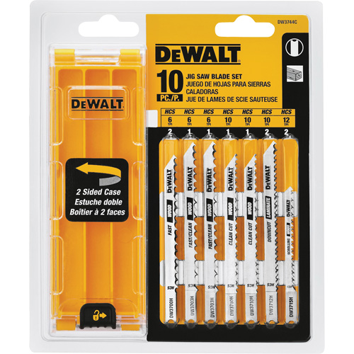 Jeu de lames de scie sauteuse &agrave; queue en U avec &eacute;tui Southpoint Industrial Supply