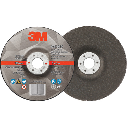 Cut & Grind Wheel, 6" x 1/8", 7/8" Arbor, Type 27, Ceramic Southpoint Industrial Supply