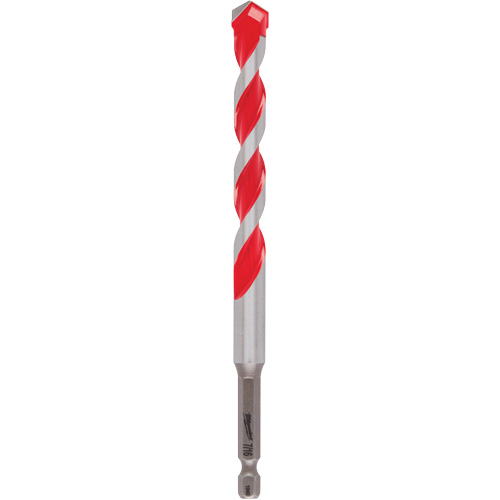 Foret &agrave; queue r&eacute;duite pour perceuse &agrave; percussion Shockwave, 7/16", Carbure, Cannelure 4" Southpoint Industrial Supply
