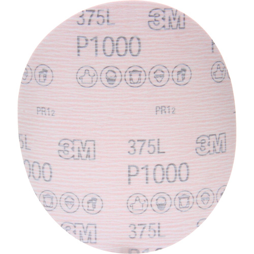 Hookit 375L Film Disc, 6" Dia., P1000 Grit, Aluminum Oxide Southpoint Industrial Supply