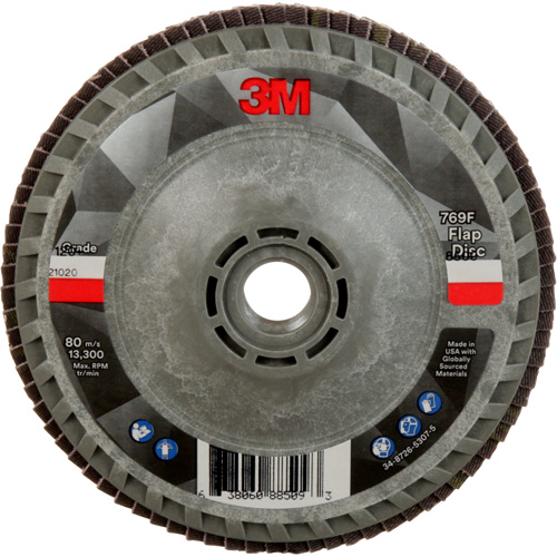 Disque &agrave; lamelles &agrave; changement rapide 769F, 4-1/2" x 5/8"-11, Type 27, Grain 120+, C&eacute;ramique Southpoint Industrial Supply