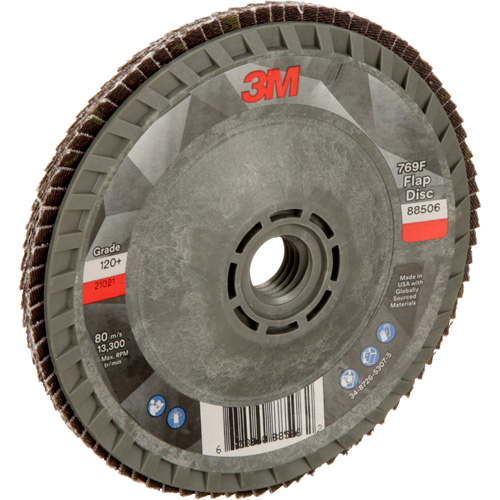 Disque &agrave; lamelles &agrave; changement rapide 769F, 4-1/2" x 5/8"-11, Type 29, Grain 120+, C&eacute;ramique Southpoint Industrial Supply