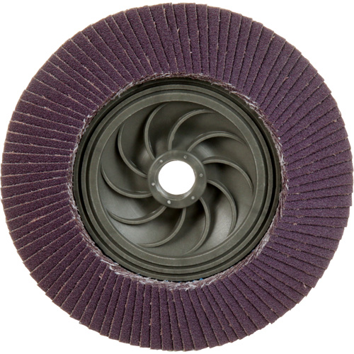Disque &agrave; lamelles &agrave; changement rapide 769F, 5" x 5/8"-11, Type 29, Grain 120+, C&eacute;ramique Southpoint Industrial Supply