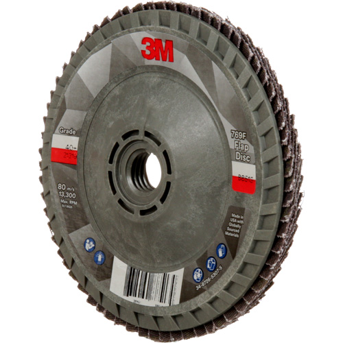 Disque &agrave; lamelles &agrave; changement rapide 769F, 4-1/2" x 5/8"-11, Type 29, Grain 40+, C&eacute;ramique Southpoint Industrial Supply
