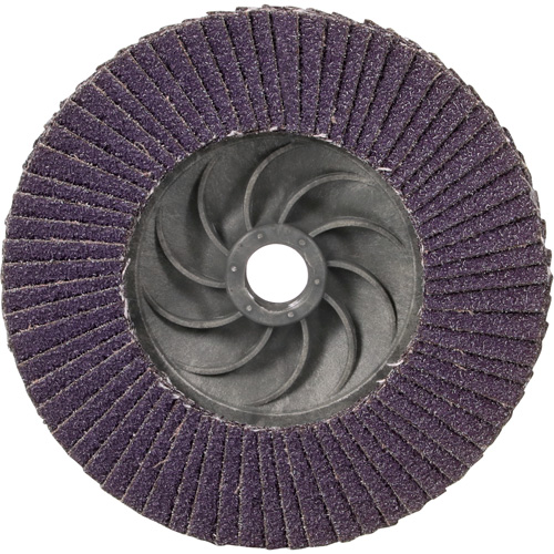 Disque &agrave; lamelles &agrave; changement rapide 769F, 4-1/2" x 5/8"-11, Type 27, Grain 40+, C&eacute;ramique Southpoint Industrial Supply