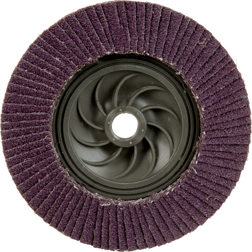 Disque &agrave; lamelles &agrave; changement rapide 769F, 5" x 5/8"-11, Type 29, Grain 40+, C&eacute;ramique Southpoint Industrial Supply