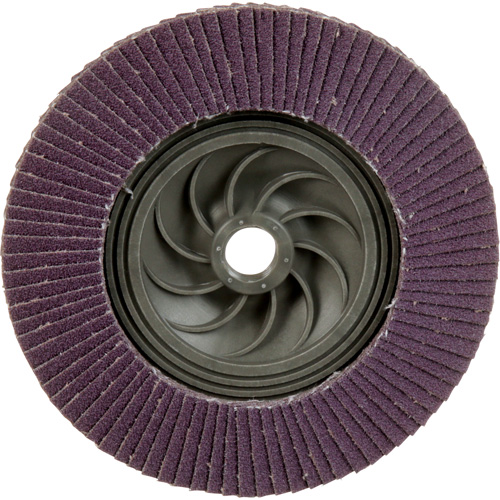 Disque &agrave; lamelles &agrave; changement rapide 769F, 5" x 5/8"-11, Type 29, Grain 80+, C&eacute;ramique Southpoint Industrial Supply
