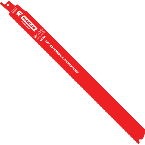 Lame de scie alternative autod&eacute;montage, Bim&eacute;tal, 14-18 Dents par pouce, 12" lo x 1" la Southpoint Industrial Supply