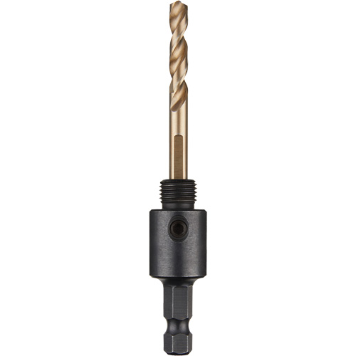 Hole Dozer Hole Saw Small Arbor with Cobalt Pilot Bit, 0" - 1-3/16", 1/4" Shank Southpoint Industrial Supply