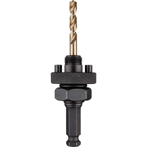 Hole Dozer Hole Saw Large Arbor with Cobalt Pilot Bit, 1-1/4" and Larger, 1/4" Shank Southpoint Industrial Supply