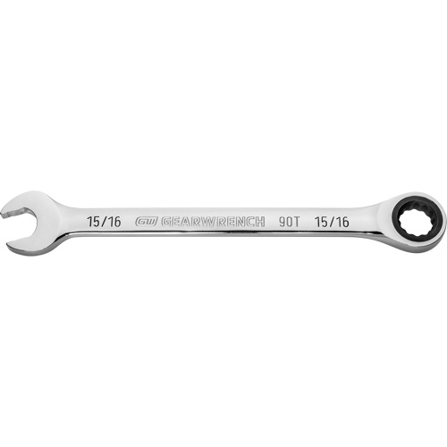 Cl&eacute; mixte &agrave; cliquet 90 dents, 12 pans, 15/16", Fini Chrome Southpoint Industrial Supply