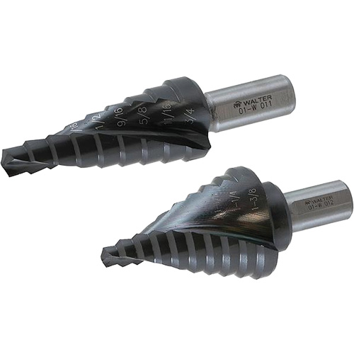 Multi-Step Step Drill Bit, 1/4" - 1" , Titanium Southpoint Industrial Supply
