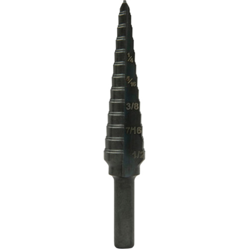 Step Bit, 1/8"/3.2 mm - 1/2"/12.7 mm  Southpoint Industrial Supply