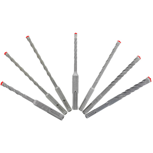 Jeu de forets pour marteau &agrave; t&ecirc;te enti&egrave;rement au carbure &agrave; 4 couteaux SDS-Plus Rebar Demon, 7 morceaux, Carbure Southpoint Industrial Supply