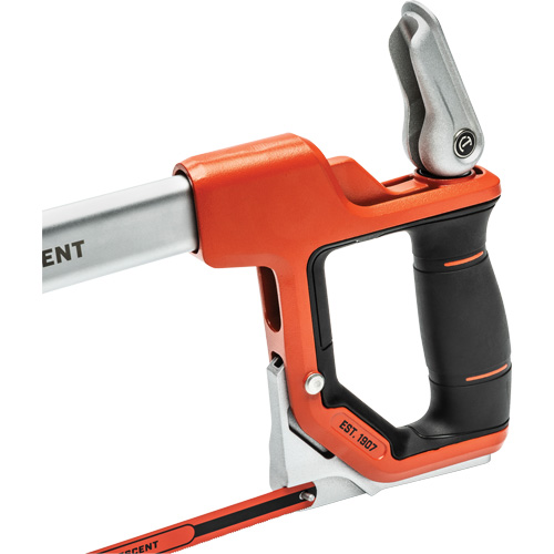 Scie &agrave; m&eacute;taux &agrave; tension rapide avec poign&eacute;e &agrave; double mat&eacute;riau, 12", Prise Ergonomique Southpoint Industrial Supply