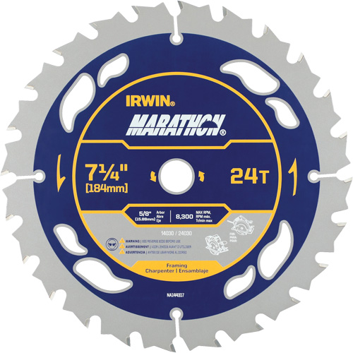Lame de scie circulaire Marathon, 7-1/4", 24 dents Southpoint Industrial Supply