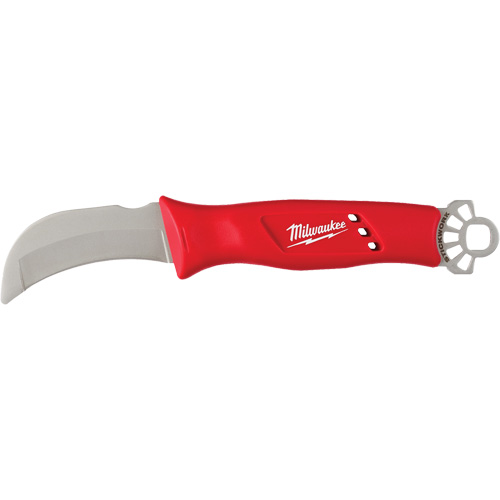 Linemans Blunt Tip Hawkbill Knife with STICKWORK 3-in-1 Ring Southpoint Industrial Supply