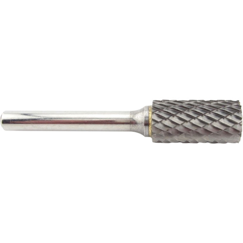 Cylinder Shape Carbide Shipyard Bur, SA-5, 1/2" Dia., 1/4" Shank, 1" Depth of Cut Southpoint Industrial Supply
