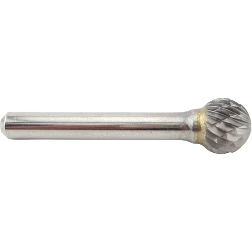 Ball Shape Carbide Shipyard Bur, SD-5, 1/2" Dia., 1/4" Shank, 7/16" Depth of Cut Southpoint Industrial Supply