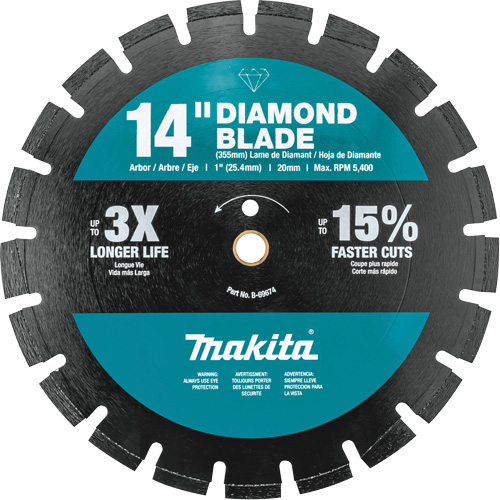 Lame diamant segment&eacute;e, double usage Southpoint Industrial Supply
