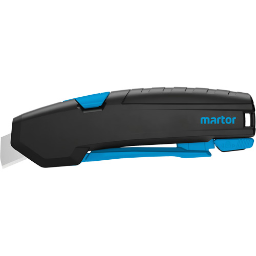 SECUPRO 425 Safety Knife with Rounded-Tip Trapezoid Blade, 15 mm, Plastic Handle Southpoint Industrial Supply