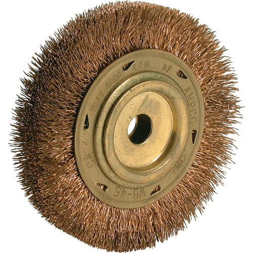 Power Tool Crimped Wire Wheel Brush, 6" Dia., 5/8" Arbor Southpoint Industrial Supply