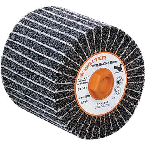 Two-in-One Finishing Drum, 4" W Southpoint Industrial Supply