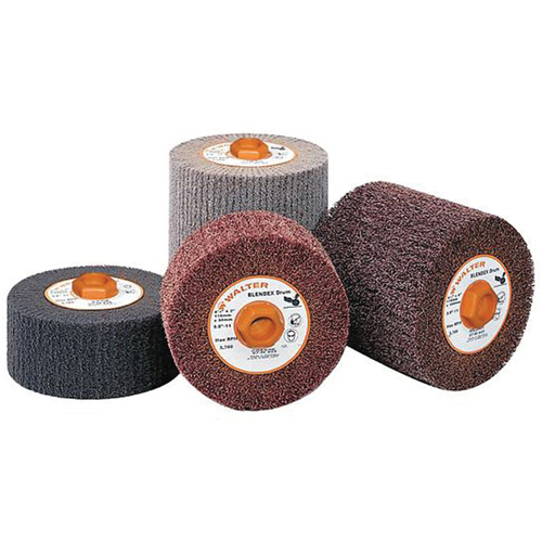 Tambour de conditionnement de surface Blendex, 4-1/2" dia. x 2" la, 5/8"-11 Arbre, Grain Cors&eacute; Southpoint Industrial Supply