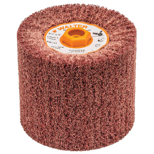 Blendex Surface Conditioning Drum, 4-1/2" Dia. x 4" W, 5/8"-11 Arbor, Coarse Grit Southpoint Industrial Supply