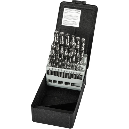 Stub Length Drill Bit Set, 29 Pieces, High Speed Steel Southpoint Industrial Supply