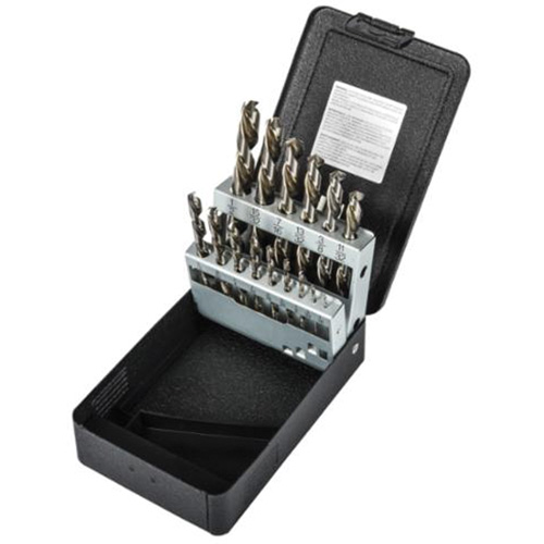 Jobber Length Drill Bit Set, 15 Pieces, High Speed Steel Southpoint Industrial Supply