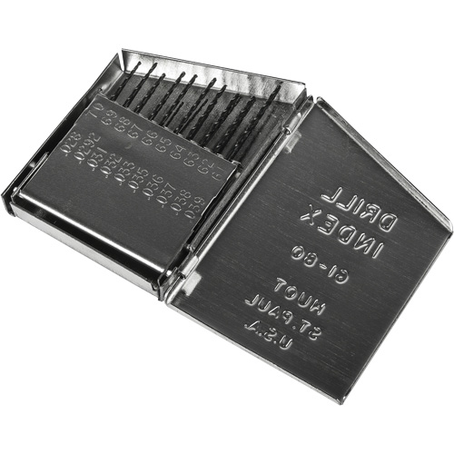 Jobber Length Drill Bit Set, 20 Pieces, High Speed Steel Southpoint Industrial Supply