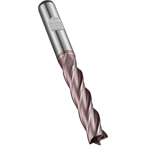 Square End Mill, 5 mm Dia., 68 mm L, 4 Flutes, 6 mm Shank, High Speed Cobalt Southpoint Industrial Supply