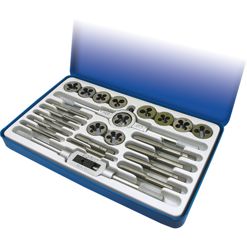 Metric Alloy Tap and Die Set, 24 Pieces Southpoint Industrial Supply