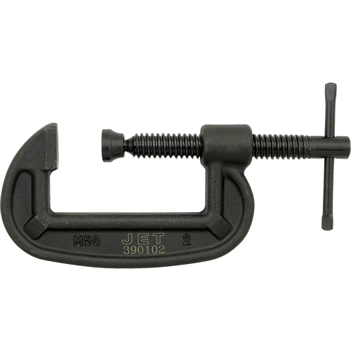 Serre-joint en C robuste, Capacit&eacute; de 2" (50,8 mm), Profondeur de gorge de 1" (25,4 mm) Southpoint Industrial Supply