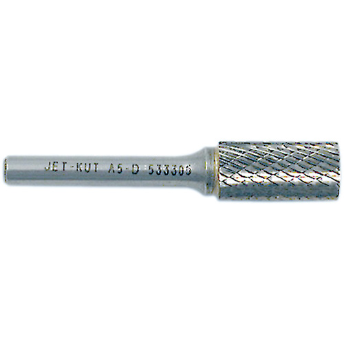 JET-KUT Cylindrical Shape Bur, 1/4" Dia., 1/4" Shank, 5/8" Depth of Cut Southpoint Industrial Supply