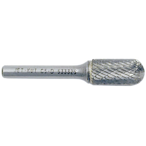 JET-KUT Round Nose Shape Burr, 1/2" Dia., 1" Depth of Cut Southpoint Industrial Supply