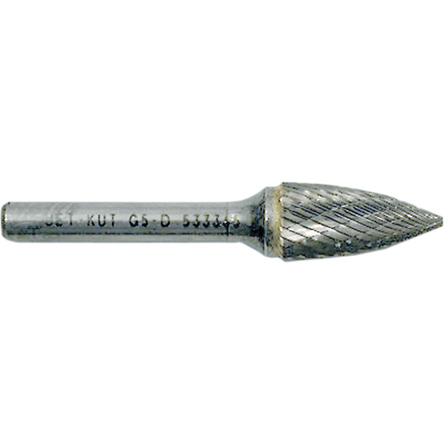 G3-D JET-KUT&reg; Tree Shape Burr with Pointed End, 3/8" Dia., 1/4" Shank, 3/4" Depth of Cut Southpoint Industrial Supply