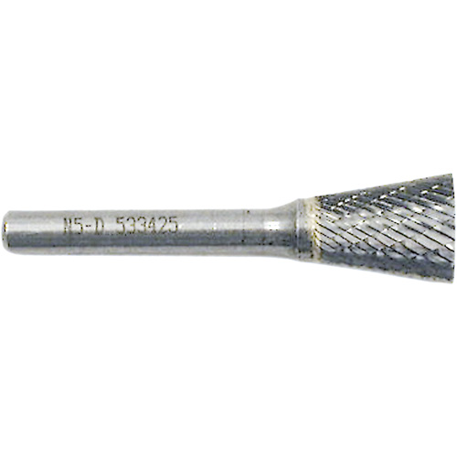 Inverted Cone Shape Burr, 3/8" Dia., 1/4" Shank, 3/8" Depth of Cut Southpoint Industrial Supply