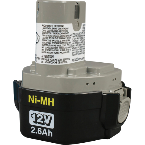Pod-Style Battery, Ni-MH, 12 V, 2.6 A Southpoint Industrial Supply