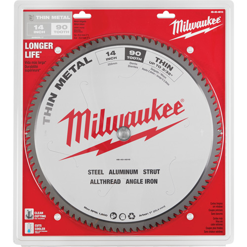 Endurance&reg; Circular Saw Blade, 14", 90 Teeth, Metal Use Southpoint Industrial Supply