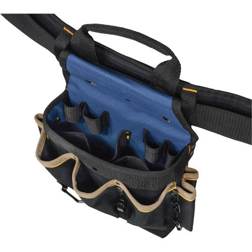 Combin&eacute;s de ceinture &agrave; outils &agrave; 20 pochettes, Polyester, Noir Southpoint Industrial Supply