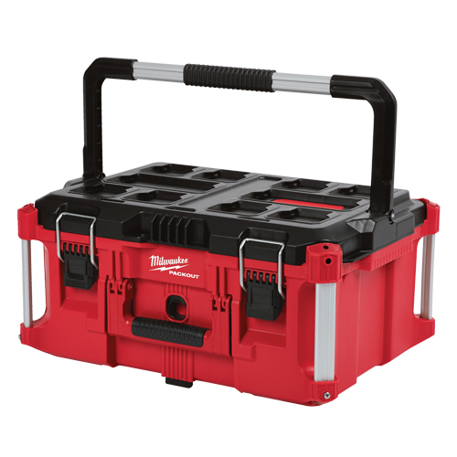 Packout Large Tool box, 22" x 16" x 11", Black/Red Southpoint Industrial Supply