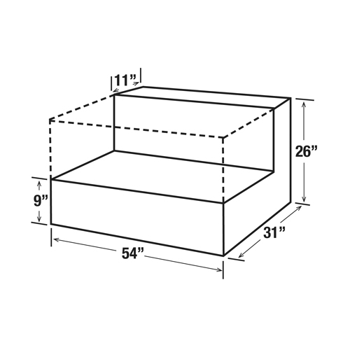 Steel Fuel Transfer Tank, Steel, 100 Gal. Capacity, Black Southpoint Industrial Supply