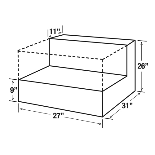 Steel Fuel Transfer Tank, Steel, 48 gal. Capacity, White Southpoint Industrial Supply