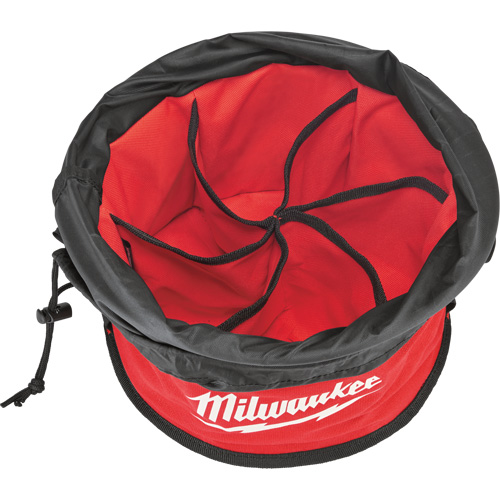 Parachute Organizer Bag, 11-4/5" L x 11-4/5" W x 11" H, Nylon, Black/Red Southpoint Industrial Supply