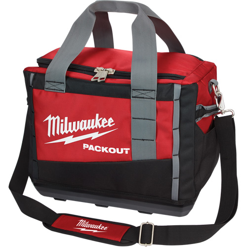 Sacs &agrave; outils Packout, Nylon balistique, 2 pochettes, Noir/Rouge Southpoint Industrial Supply