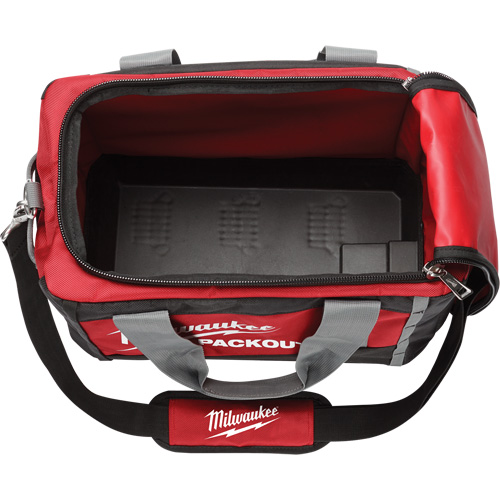 Sacs &agrave; outils Packout, Nylon balistique, 2 pochettes, Noir/Rouge Southpoint Industrial Supply